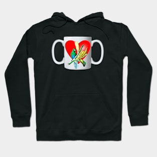 Ceramic mug with parrot Hoodie